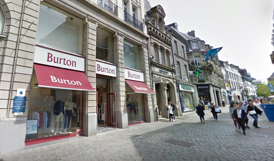 Saint-Brieuc : Vente des murs du Burton rue Saint-Guillaume