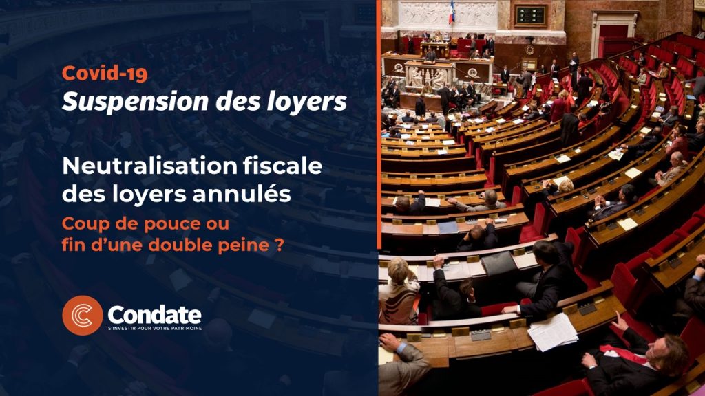 Covid-19 : Neutralisation fiscale des loyers annulés