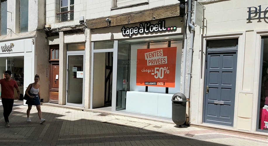 Blois : Les murs de la boutique Tape à l’oeil changent de main