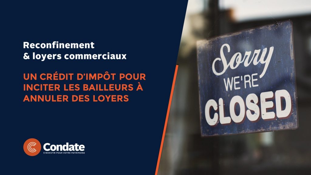 Reconfinement : un crédit d’impôt pour inciter les bailleurs à annuler des loyers