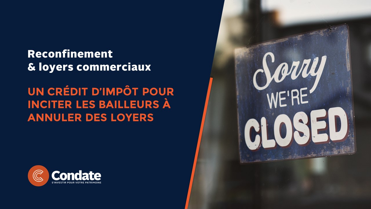Reconfinement : un crédit d’impôt pour inciter les bailleurs à annuler des loyers